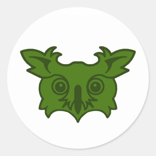 Shire of Owlsherst Populace Badge Ronde Sticker (Voorkant)