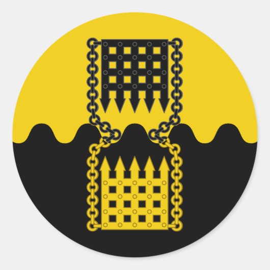 Shire of Schattentor Populace Badge Ronde Sticker (Voorkant)