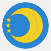 Shire of the Crescent Moon Populace Badge Ronde Sticker (Voorkant)