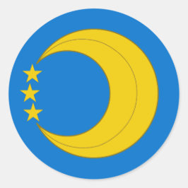 Shire of the Crescent Moon Populace Badge Ronde Sticker