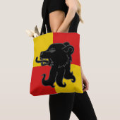 Shire of Ursus Bay Populatiebadge Tote Bag (Dichtbij)