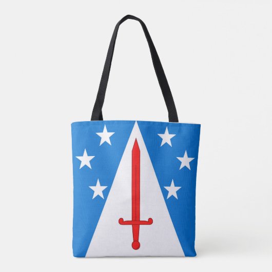 Shire of White Mountain Populace Badge Tas (Achterkant)