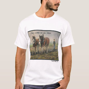 shire paard t-shirt