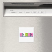 Shirin periodieke table name magnet (Insitu (Vaatwasser))