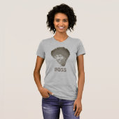 Shirley Chisholm 1972 "Boss" T-Shirt (Voorkant volledig)
