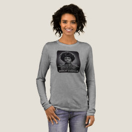 Shirley Chisholm citaat Zwarte levens tellen mee Tri-Blend Shirt