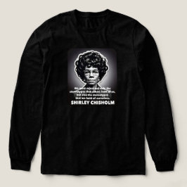 Shirley Chisholm citaat Zwarte levens tellen mee Tri-Blend Shirt