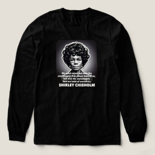 Shirley Chisholm citaat Zwarte levens tellen mee Tri-Blend Shirt
