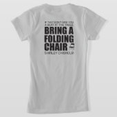 Shirley Chisholm Folding-voorzitter T-shirt (Laag Achter)