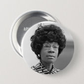 Shirley Chisholm-knop Ronde Button 7,6 Cm (Voorkant /achterkant)