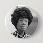 Shirley Chisholm-knop Ronde Button 7,6 Cm (Voorkant)