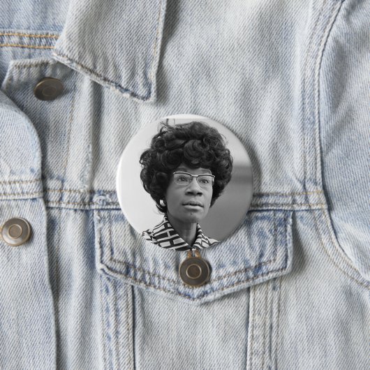 Shirley Chisholm-knop Ronde Button 7,6 Cm (In situ)