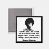 Shirley Chisholm magneet (Voorkant / Achterkant)