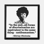 Shirley Chisholm magneet (Voorkant)