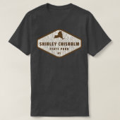 Shirley Chisholm State Park New York Tree Log Text T-shirt (Design voorkant)