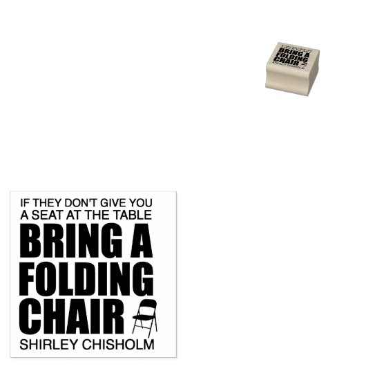 Shirley Chisholm | Stempel | Citaat (Gestempeld)