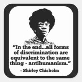Shirley Chisholm Sticker (Voorkant)