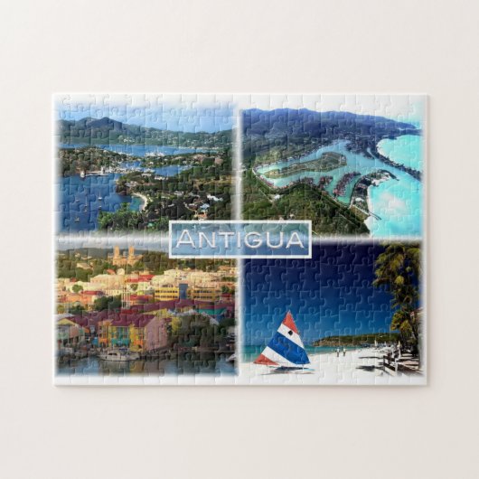 Shirley Heights uitzicht - Legpuzzel (Horizontaal)