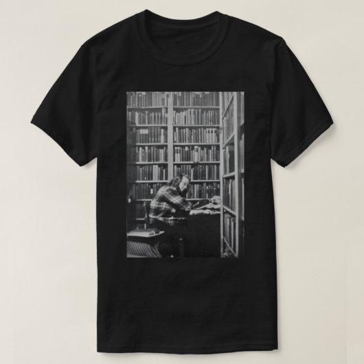 Shirley Jackson Art Print T-shirt (Design voorkant)