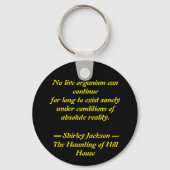 Shirley Jackson Quote Acryllic Sleutelhanger (Voorkant)
