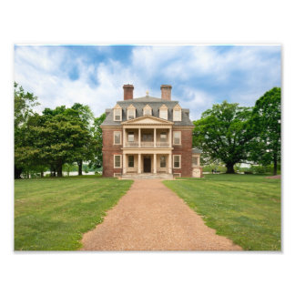 Shirley Plantation - Great House Foto Afdruk