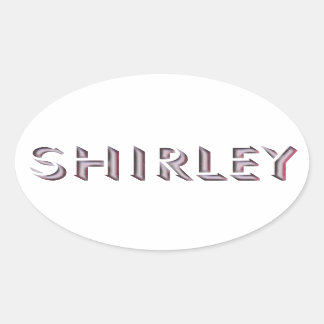 Shirley sticker naam