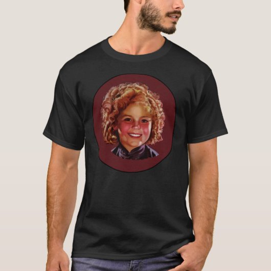 Shirley Temple Classic Hollywood Stylised Poster M T-shirt (Voorkant)