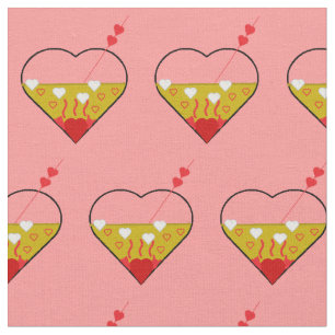 Shirley Temple Heart Stof