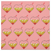 Shirley Temple Heart Stof (Swatch)