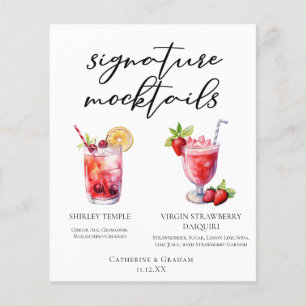 Shirley Temple Strawberry Daiquiri Mocktails Menu