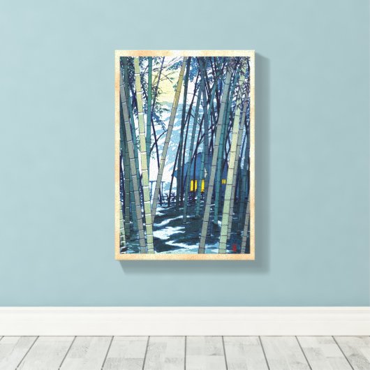 Shiro Kasamatsu Bamboo in de vroege zomerkunst Canvas Afdruk (Insitu (Houten vloer))