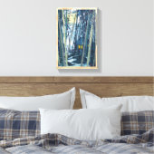 Shiro Kasamatsu Bamboo in de vroege zomerkunst Canvas Afdruk (Insitu (Slaapkamer))