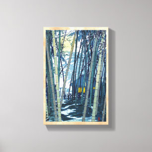 Shiro Kasamatsu Bamboo in de vroege zomerkunst Canvas Afdruk