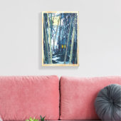 Shiro Kasamatsu Bamboo in de vroege zomerkunst Canvas Afdruk (Insitu (Woonkamer))