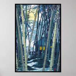 Shiro Kasamatsu Bamboo in de vroege zomerkunst Poster
