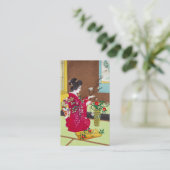 Shiro Kasamatsu Ikebana japan Visitekaartje (Staand voorkant)