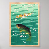 Shiro Kasamatsu Karp Koi visvijver Poster (Voorkant)