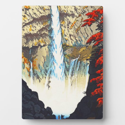 Shiro Kasamatsu Kegon Waterfall bij Nikko hanga Fotoplaat (voorkant)
