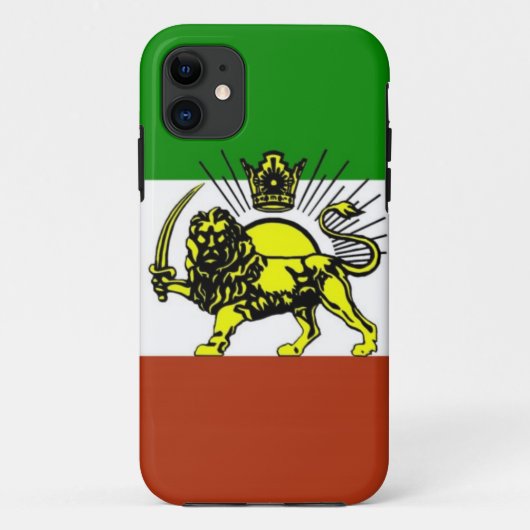 shiro khorshid - Iraanse vlag Case-Mate iPhone Case (Achterkant)