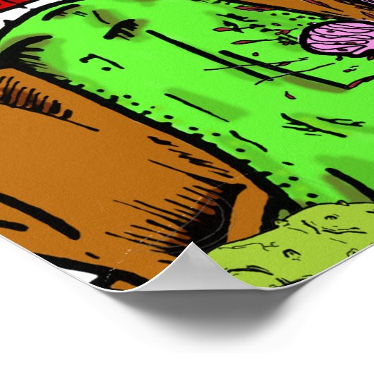 Shiroi Usagi Canvas Poster (Hoek)