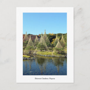 Shirotori-tuinen van Nagoya, Japan Briefkaart