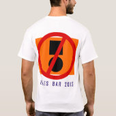 Shirt 2012 voor bootreizen met een Chatt-boot (Achterkant)