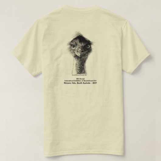 shirt 2017 ISSA-tentoonstelling - Lichte kleuren (Design achterkant)