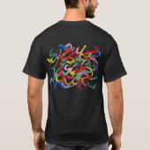 Shirt abstracte kunstMannen (Achterkant)
