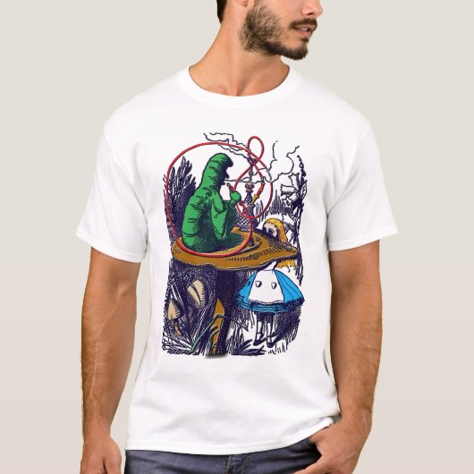 Shirt: Alice in Wonderland - Caterpillar T-shirt (Voorkant)