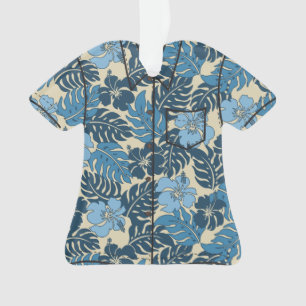 Shirt Aloha van de Hibiscus van de Baai van Ornament