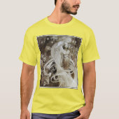 Shirt: Alphonse (Alfons) Mucha-illustratie T-shirt (Voorkant)