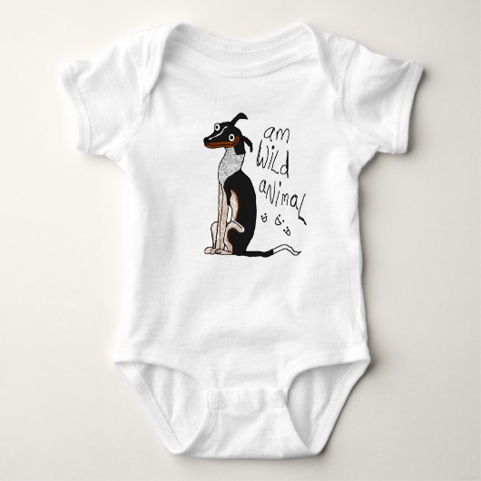 shirt "Am Wild Animal" Baby (Voorkant)