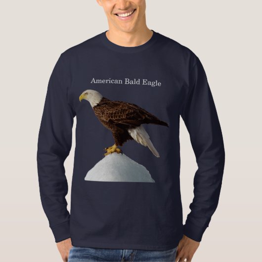 Shirt Amerikaanse Bald Eagle (Voorkant)