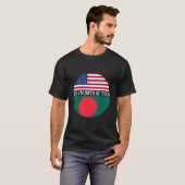 Shirt Amerikaanse en Bengaalse vlaggen Bo (Voorkant volledig)